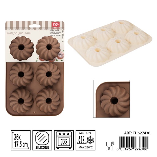 [0237702] Molde de silicona 26x17.5x2 cm - Para diversas preparaciones