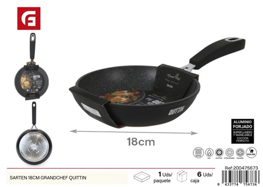 [200475673] Sartén GrandChef Quittin de 18 cm - Utensilios de cocina y sartenes