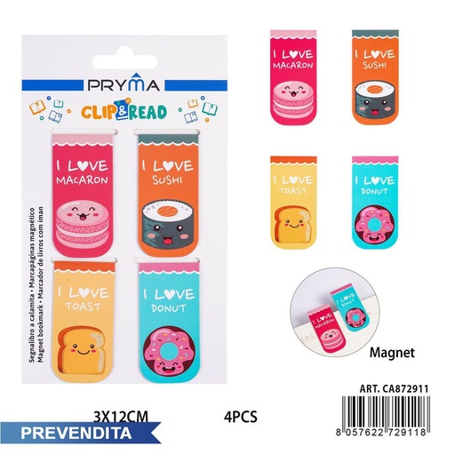 [0241152]  Marcapáginas magnético 3x12 cm - Artículos de papelería y organización