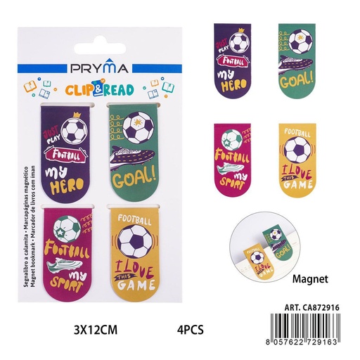 [0241157]  Marcapáginas magnético 3x12 cm - Artículos de papelería y organización