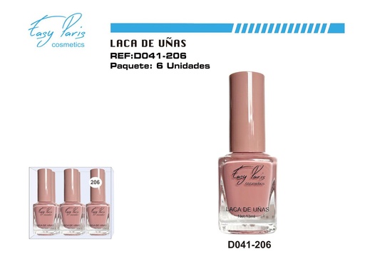 [D041-206] Laca de uñas Easy Paris 6/U - Esmaltes de uñas
