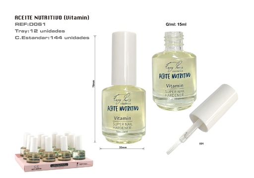 [D061-001] Acido para manicura 12U - Cuidado y tratamiento de uñas