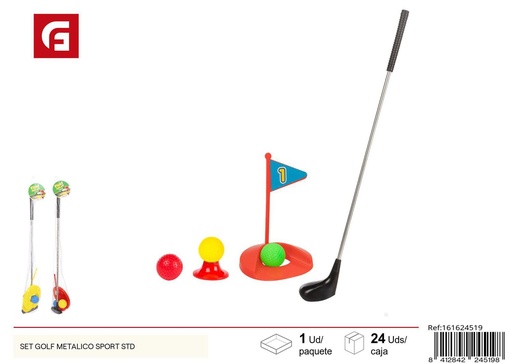 [161624519] Set de juguetes de golf metálico - Ideal para horas de diversión deportivas