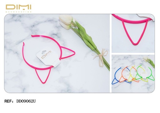 [8435452544109] Diadema con orejas - Pack de 12 unidades