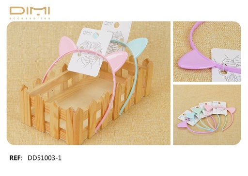 [8435560297232] Diadema con orejas - Pack de 12 unidades