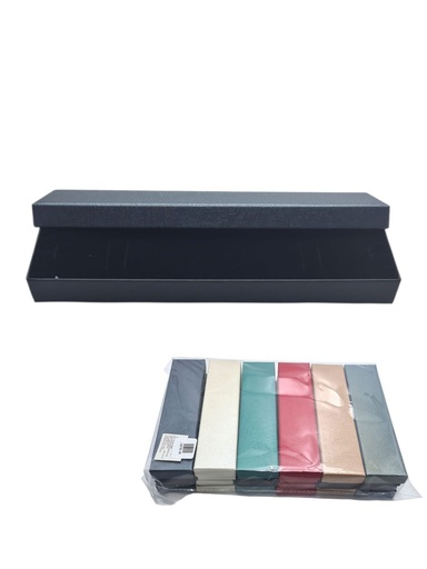 [130789-06] Cajitas de regalo 4.5x20 cm - Pack de 12 unidades