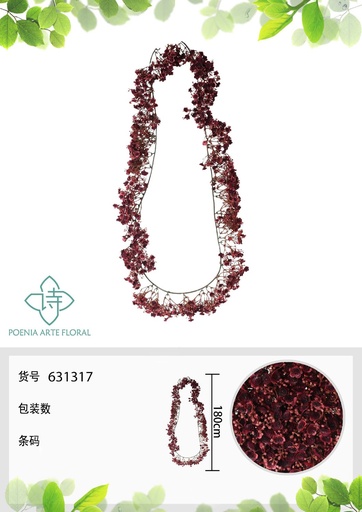 [631317ROSADO] Guirnalda de Gypsophila - Novedades de decoración