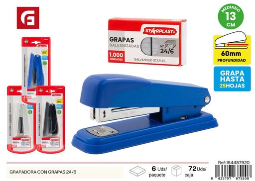[154487920] Grapadora con grapas 24/6 - Papelería y material de oficina