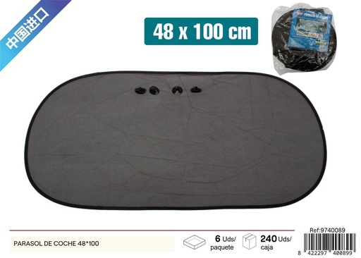 [9740089] Parasol de coche 48*100 - Accesorios de coche para protección solar