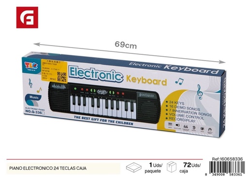 [160658336] Piano electrónico 24 teclas - Juguetes de música
