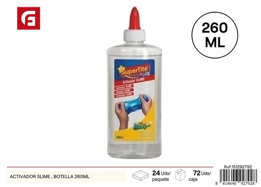 [151292792] Activador de slime botella 260 ml - Adhesivo y productos para manualidades