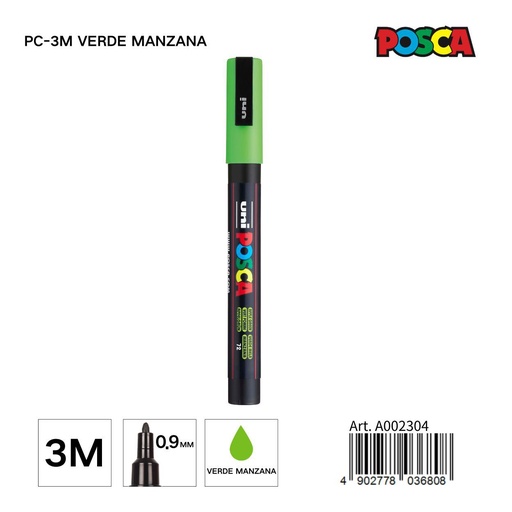 [A002304] Marcador POSCA 0,9 mm color verde manzana - Papelería y marcadores