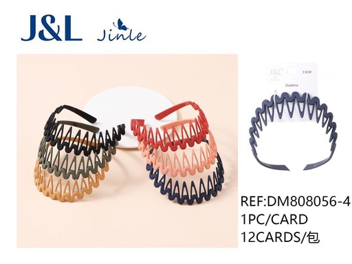 [8445801075154] Diadema 3.5cm surtida 12/u DM808056-4 - Accesorios para el cabello