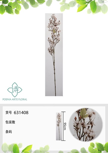 [631408-1CREMA] Arreglo floral artificial de 90 cm - Orquídea - Novedades en decoraciones