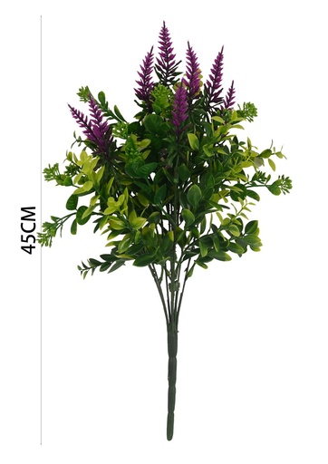 [6101099紫] Arreglo floral artificial de 9 cabezas - Lavanda nueva - Ramos de flores