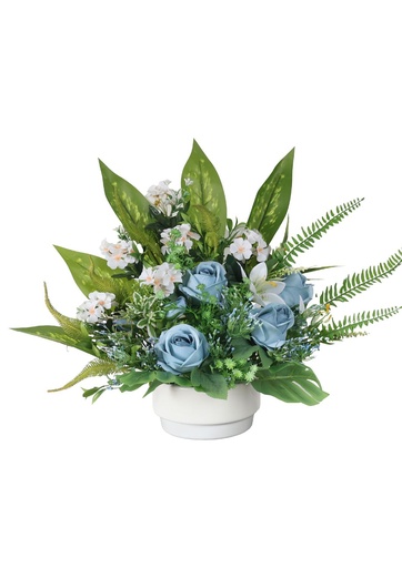 [5101072-A6蓝] Arreglo floral artificial - 5101072-A6 azul (8435588802425) - Centro de flores