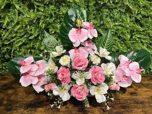 [5101072-53造型] Arreglo floral artificial 5101072-53 - Decoración floral para tumbas