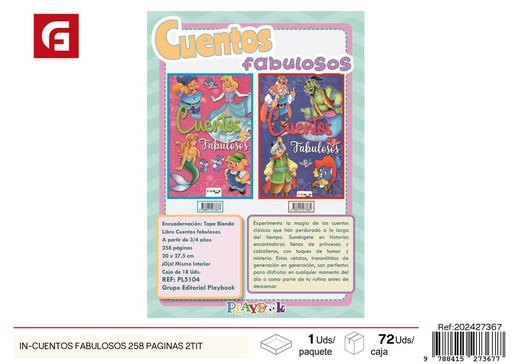 [202427367] Cuentos fabulosos de 258 páginas - Libros de colorear y cuentos