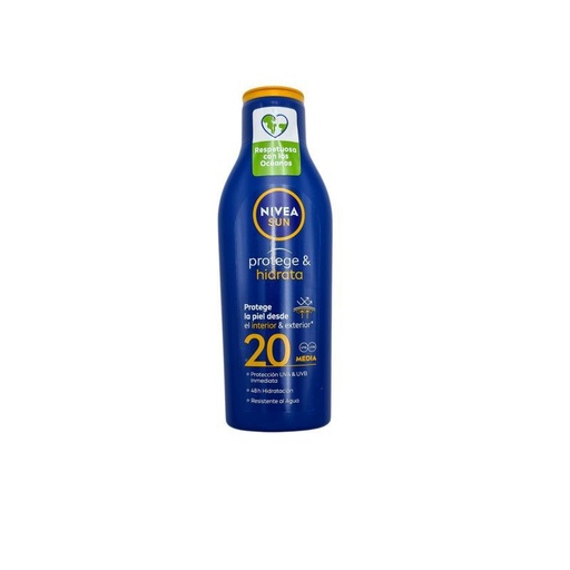 [4005808407705] Leche solar Nivea F20 200ML - Productos de cuidado solar