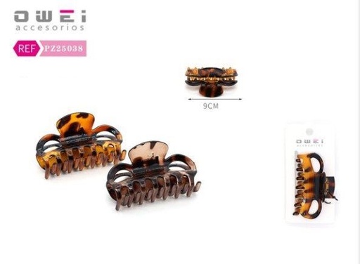 [8428947250388] Pinza 9CM 12/U PZ25038 - Accesorios para el cabello