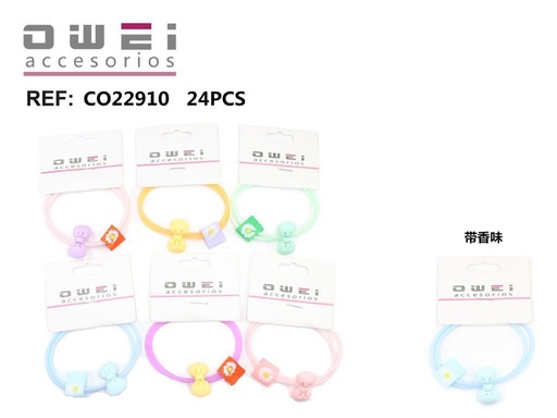 [8428947229100] Coletero/pulsera de silicona 24 unidades - Accesorios para el cabello y gomas