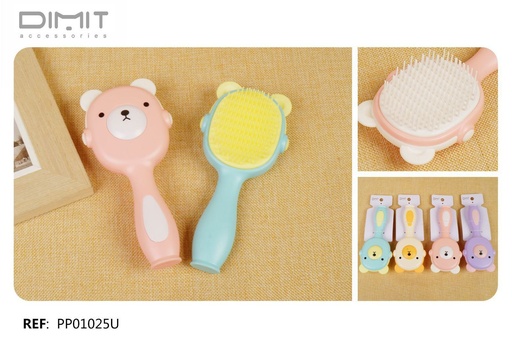 [8435693878414] Cepillo de pelo osito 12 unidades - Accesorios para el cabello y peines