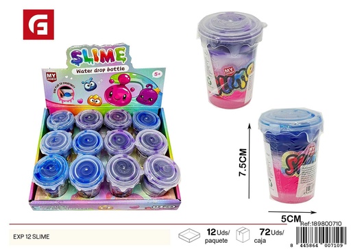 [189800710] SLIME CRISTAL EN BOTELLA DE GOTA CON DISPLAY BOX - JUGUETES JUEGOS