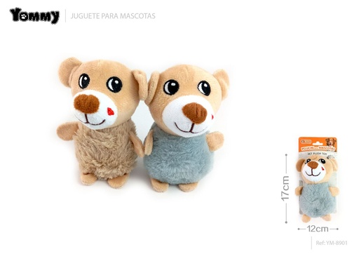 [YM8901] Osito Suave de Conejito 12x17 cm - Juguete para mascotas