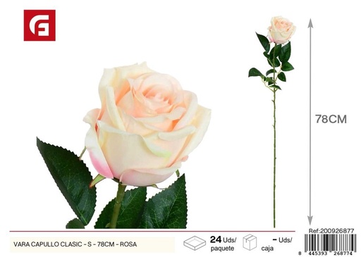 [200926877] Vara de capullo clásico S - 78 cm Rosa - Decoración floral