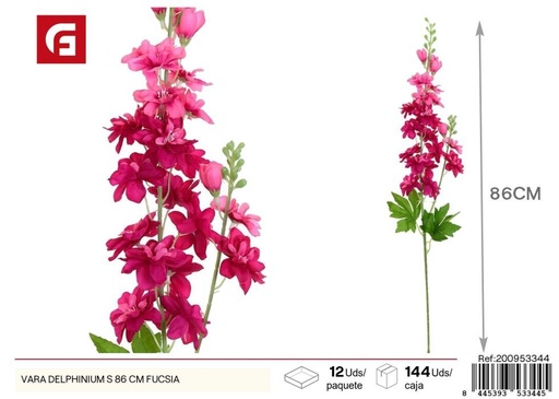 [200953344] Vara de Delphinium S - 86 cm Fucsia - Flores artificiales