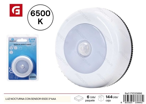 [171033886] Luz nocturna con sensor 6500K 3*AAA - Función de seguridad nocturna