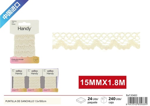 [30483] Cinta 1.5x180 cm - Accesorios de costura y cintas