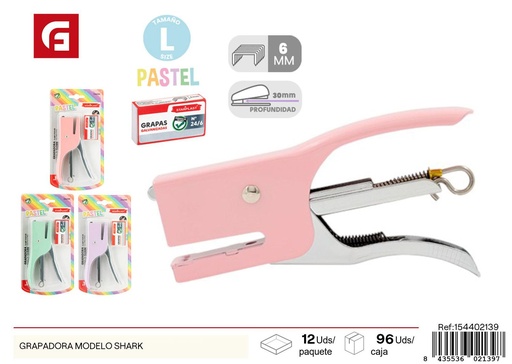 [154402139] Grampadora modelo tiburón - Material de oficina y papelería