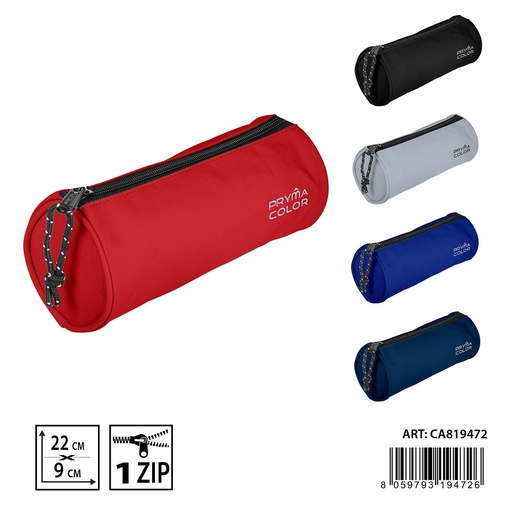 [0230846] Estuche redondo clásico 22x9 cm - Estuches para lápices