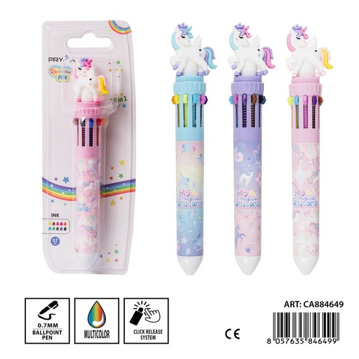 [0235513] Boligrafo de 10 colores 0.7 mm - Herramientas de escritura