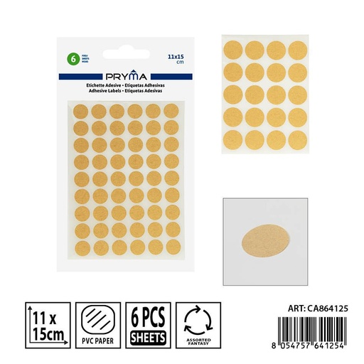 [0237573] Etiqueta adhesiva 6FF 11x15 cm - Etiquetas y papelería
