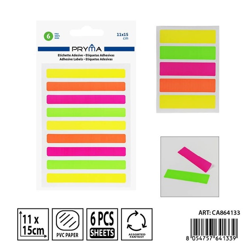 [0237581] Etiqueta adhesiva 6FF 11x15 cm - Adhesivos para papelería