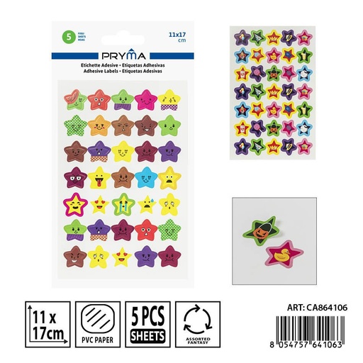 [0237659] Etiquetas adhesivas 11x17 cm 5 ff - Material escolar y etiquetas