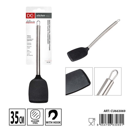 [0239889] Paleta de lasaña de silicona/acero 35x8 cm - Utensilios para cocinar y hornear