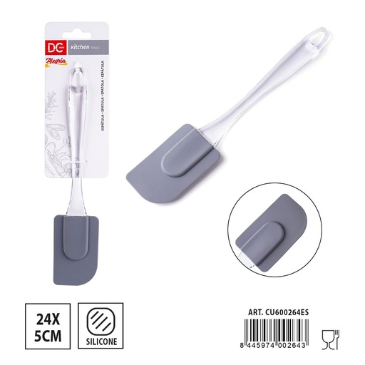[A001633] Espátula de silicona 24x5cm - Accesorios de cocina esenciales