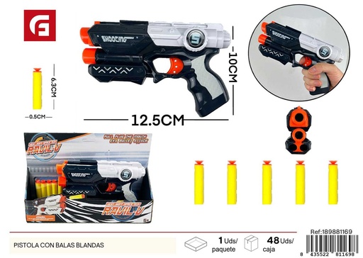 [189881169] Pistola con balas blandas - Juguetes y pistolas de juguete