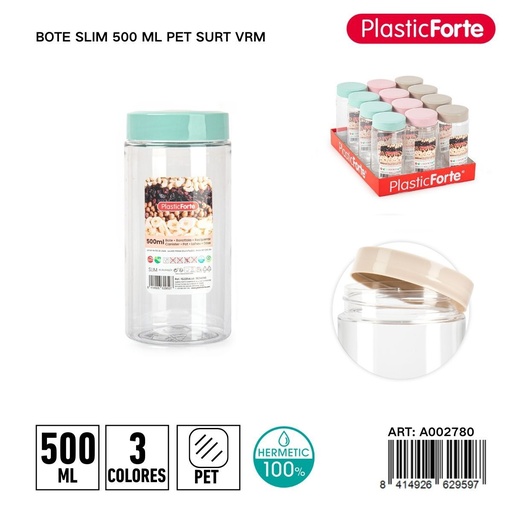 [A002780] Envase de plástico 500 ml - Utensilios y productos de cocina
