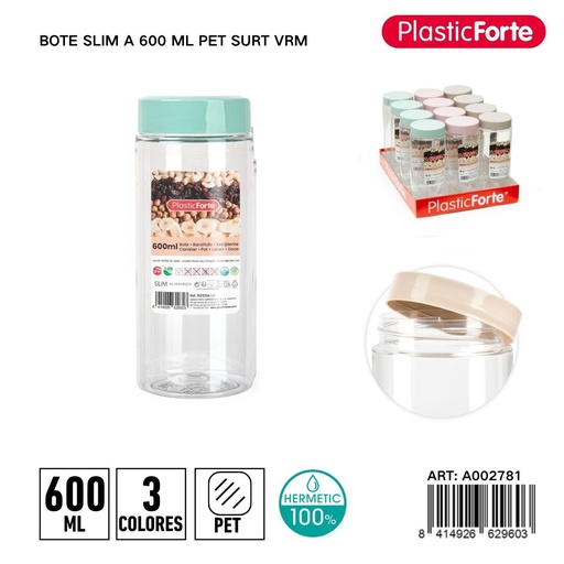 [A002781] Envase de plástico 600 ml - Utensilios y productos de cocina