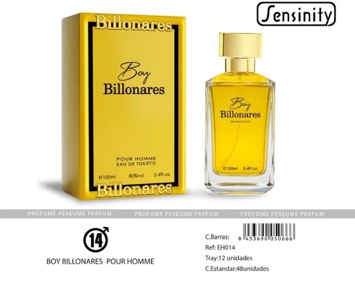 [EH014] Perfume Boy Billionaires Pour Homme - Fragancia para hombre