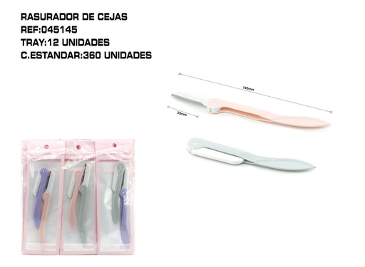 [045145] Rasurador de cejas 2U - Herramientas de depilación y cuidado personal