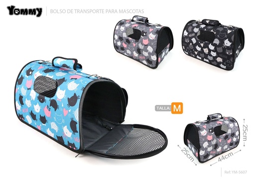 [YM5607] Bolsa de transporte para mascotas, tamaño M:44*25*25 cm - Accesorios para mascotas