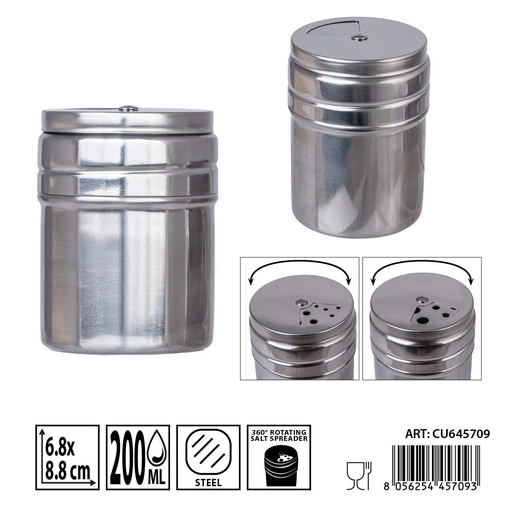 [0241032] Salero pimentero giratorio 200 ml - Utensilios de cocina y condimentos