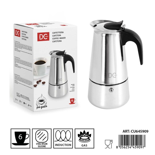 [0241975] Cafetera de aluminio 6TZ - Accesorios de cocina y cafeteras
