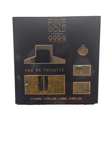 [8715658350545] Set de colonia EST FINE GOLD 999.9 EDT 100+15 ml - Perfumes y productos varios