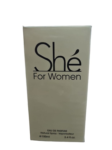 [8439627598966] Perfume She Women 100ml - Fragancias exclusivas para mujeres